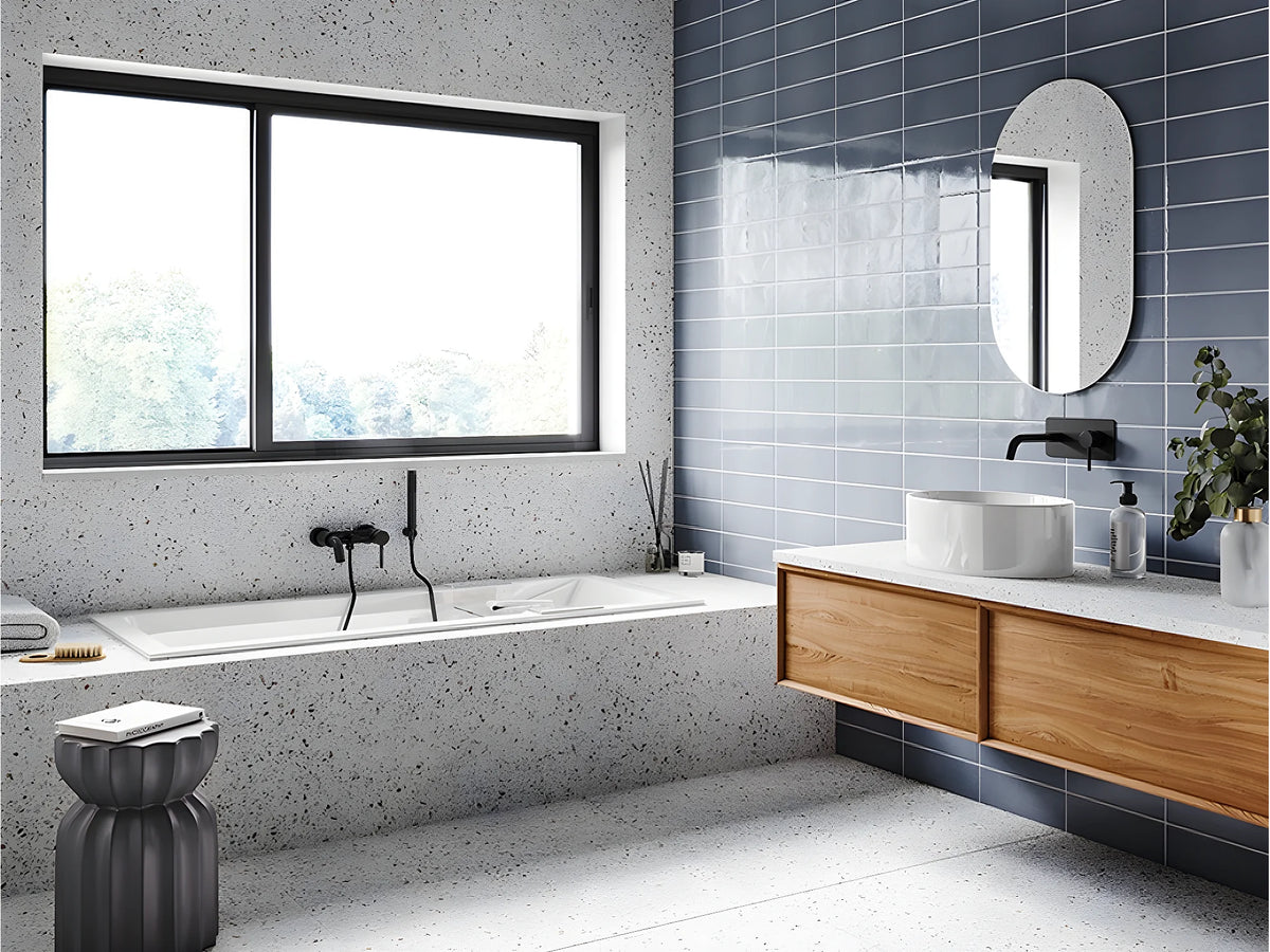 Baignoire Rectangulaire 160x70 Acrylique Blanc - MODERN SLIM - vue 2