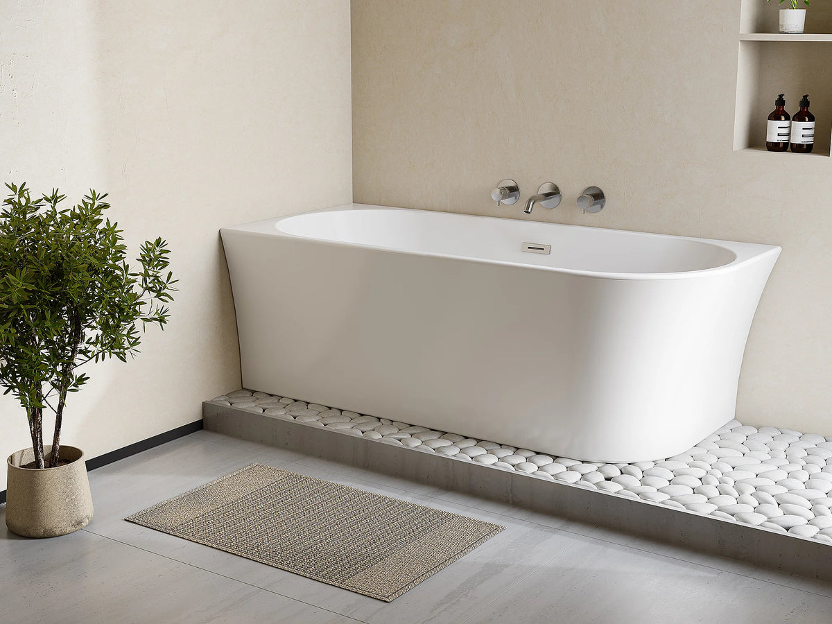 Baignoire d'Angle 170x75 Acrylique Blanc - PONTICOLA