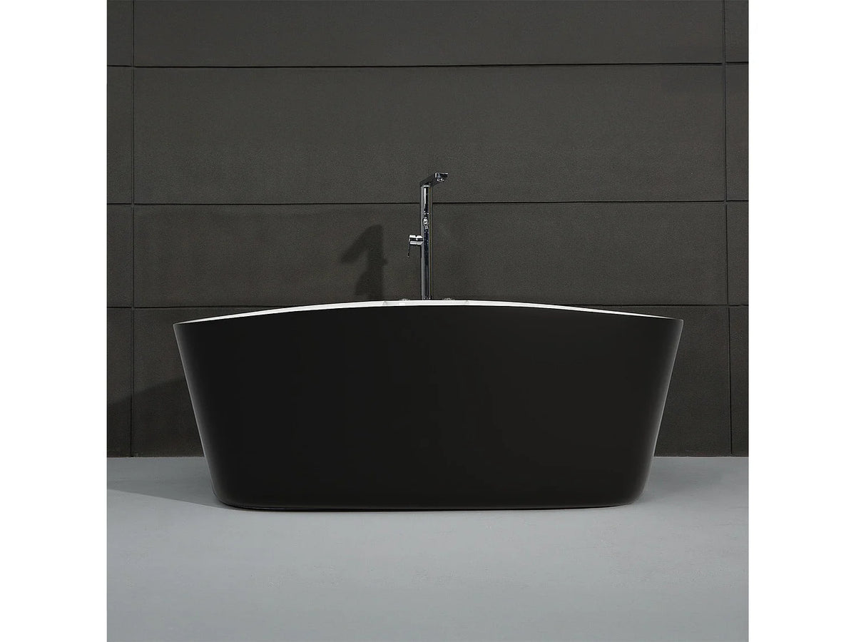 Baignoire Balnéo Îlot 170x55 Acrylique Noir - TAO - vue 3