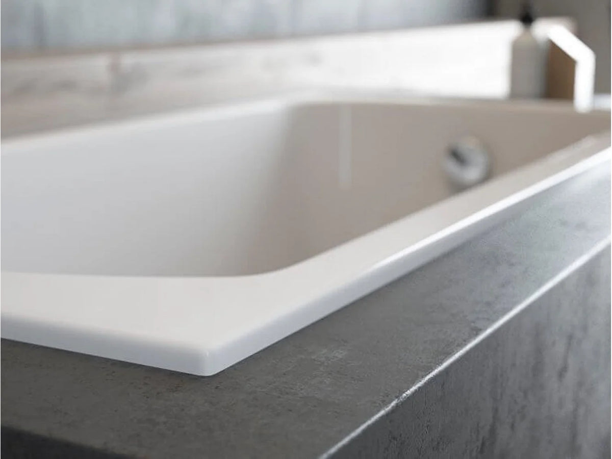 Baignoire Sabot 120x70 Acrylique Blanc avec Tablier - CLASSIC SLIM - vue 2