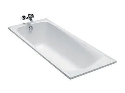Baignoire Rectangulaire 170x75 Acrylique Gris Clair - BRIVE - vue 3