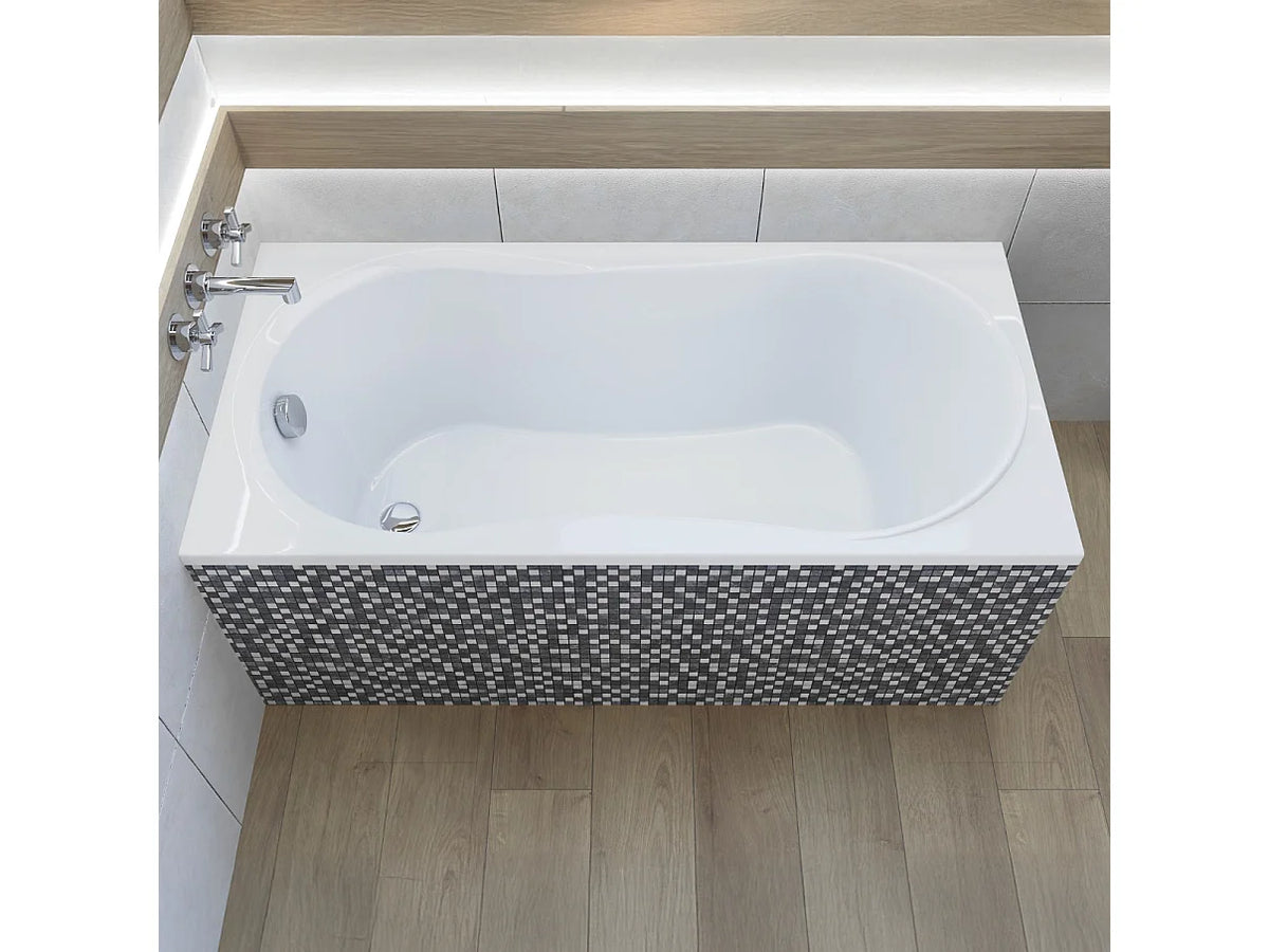 Baignoire Sabot 120x75 Acrylique Blanc avec Tablier - GRACJA