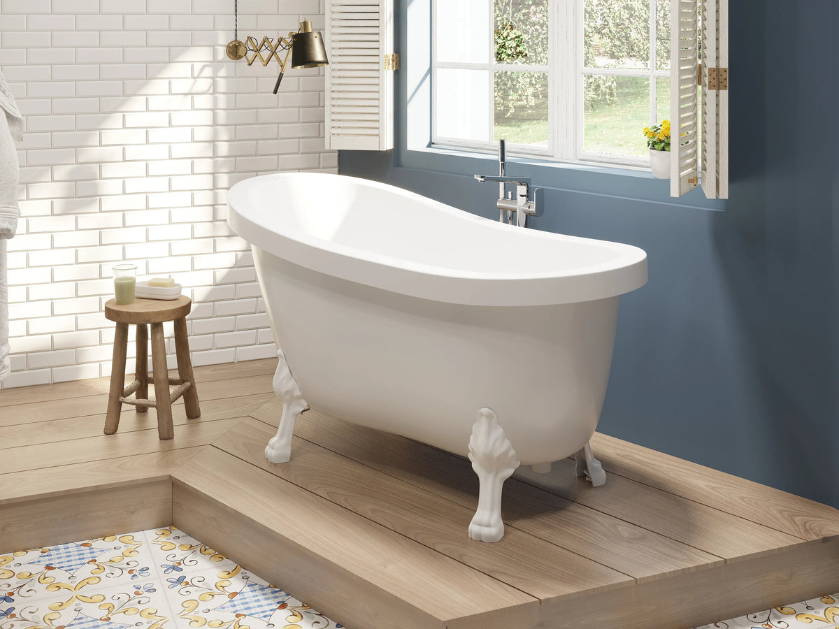 Baignoire sur pieds