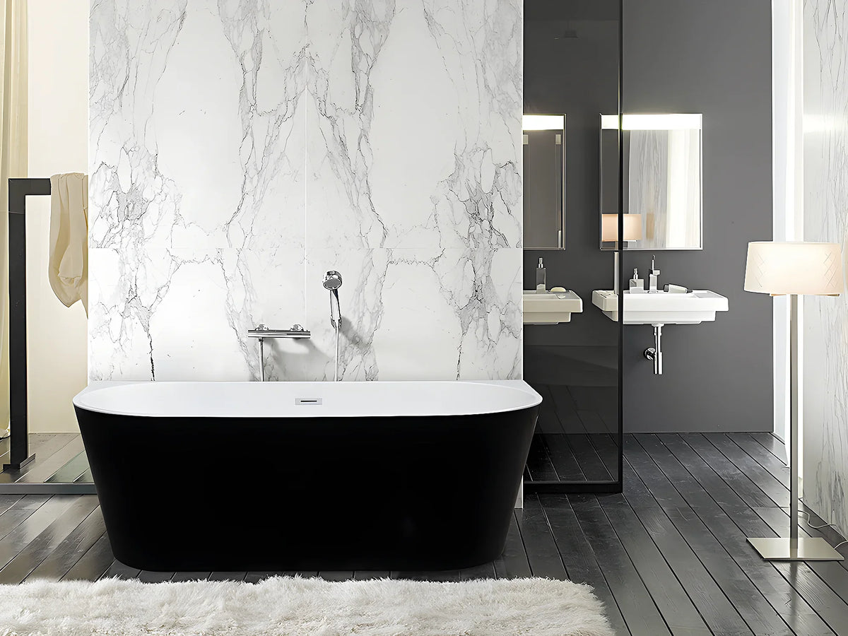 Baignoire semi-îlot