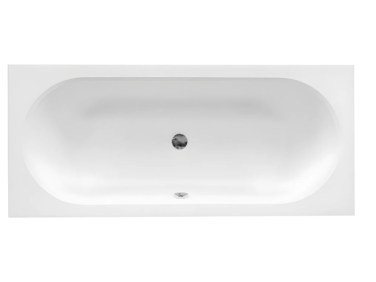 Baignoire Rectangulaire 170x75 Acrylique Blanc - VITAE SLIM - vue 2