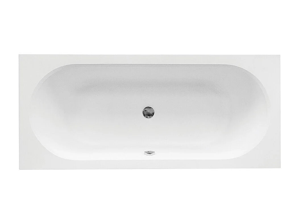 Baignoire Rectangulaire 180x80 Acrylique Blanc - VITAE SLIM - vue 2