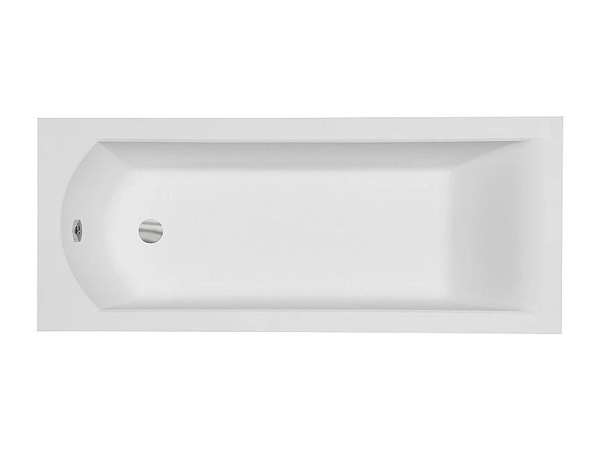 Baignoire Rectangulaire 180x70 Acrylique Blanc - SHEA SLIM - vue 2