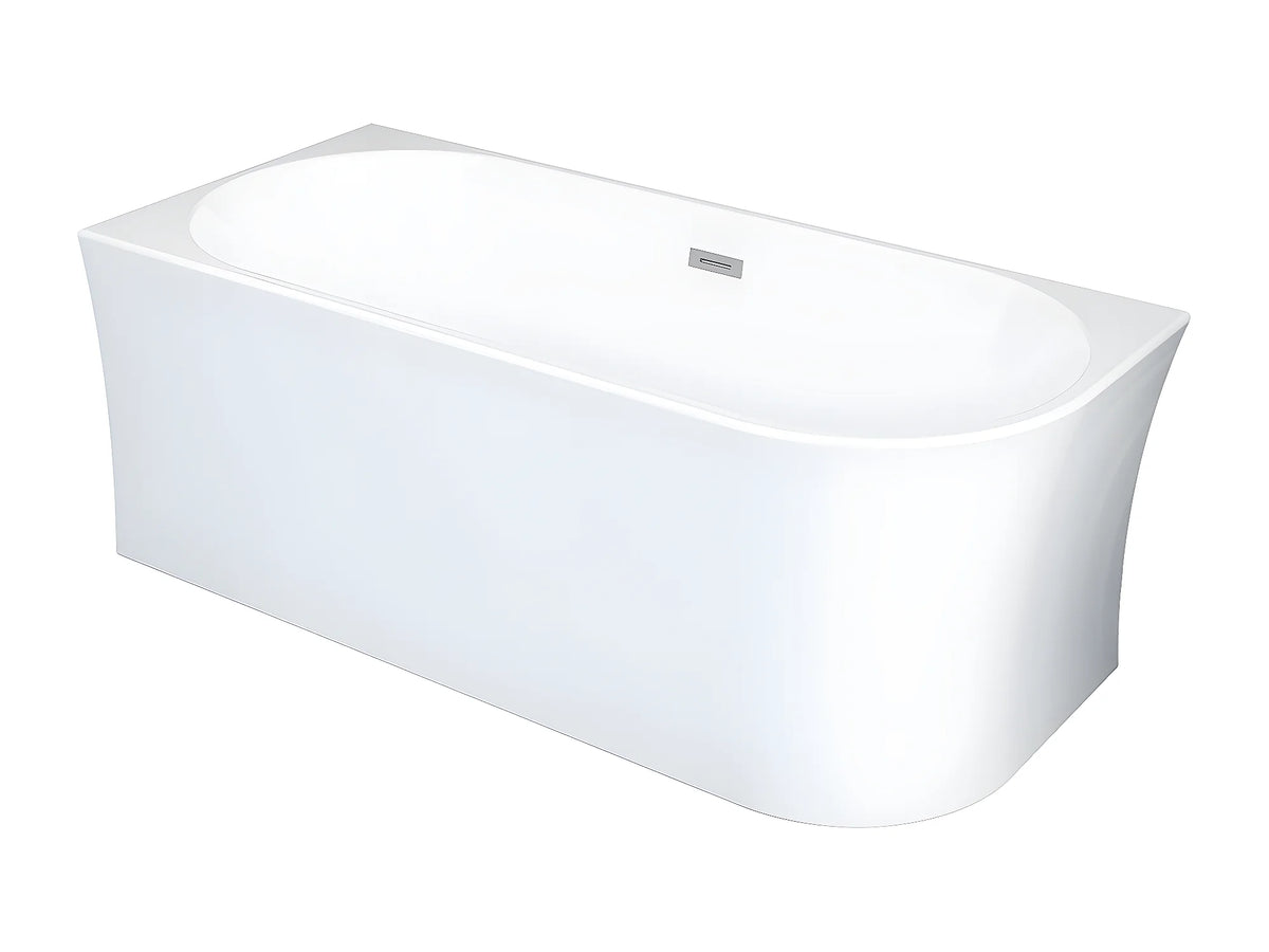 Baignoire d'Angle 170x75 Acrylique Blanc - PONTICOLA - vue 5