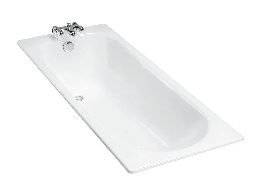 Baignoire Rectangulaire 170x70 Fonte Noir - SOISSONS - vue 4