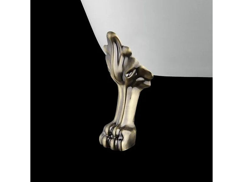 Baignoire Ovale 175x73 Acrylique Blanc et Jaune - DARLINGTON - vue 6
