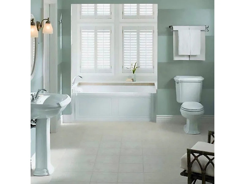 Baignoire Bain-Douche 170x70 Fonte Noir avec Pare-Bain - SOISSONS - vue 2